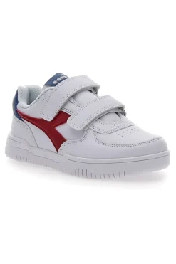 Sneakers Bianche con Velcro Diadora Raptor Low PS