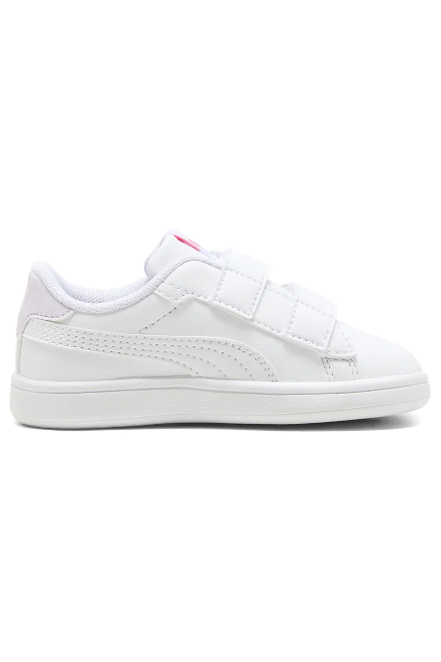 Sneakers Bianche con Velcro e Dettagli Marini Puma Smash 3.0 Badges V Inf