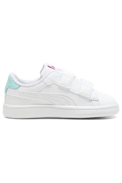 Sneakers Bianche con Velcro e Dettagli Marini Puma Smash 3.0 Badges V Inf