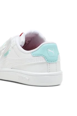 Sneakers Bianche con Velcro e Dettagli Marini Puma Smash 3.0 Badges V Inf