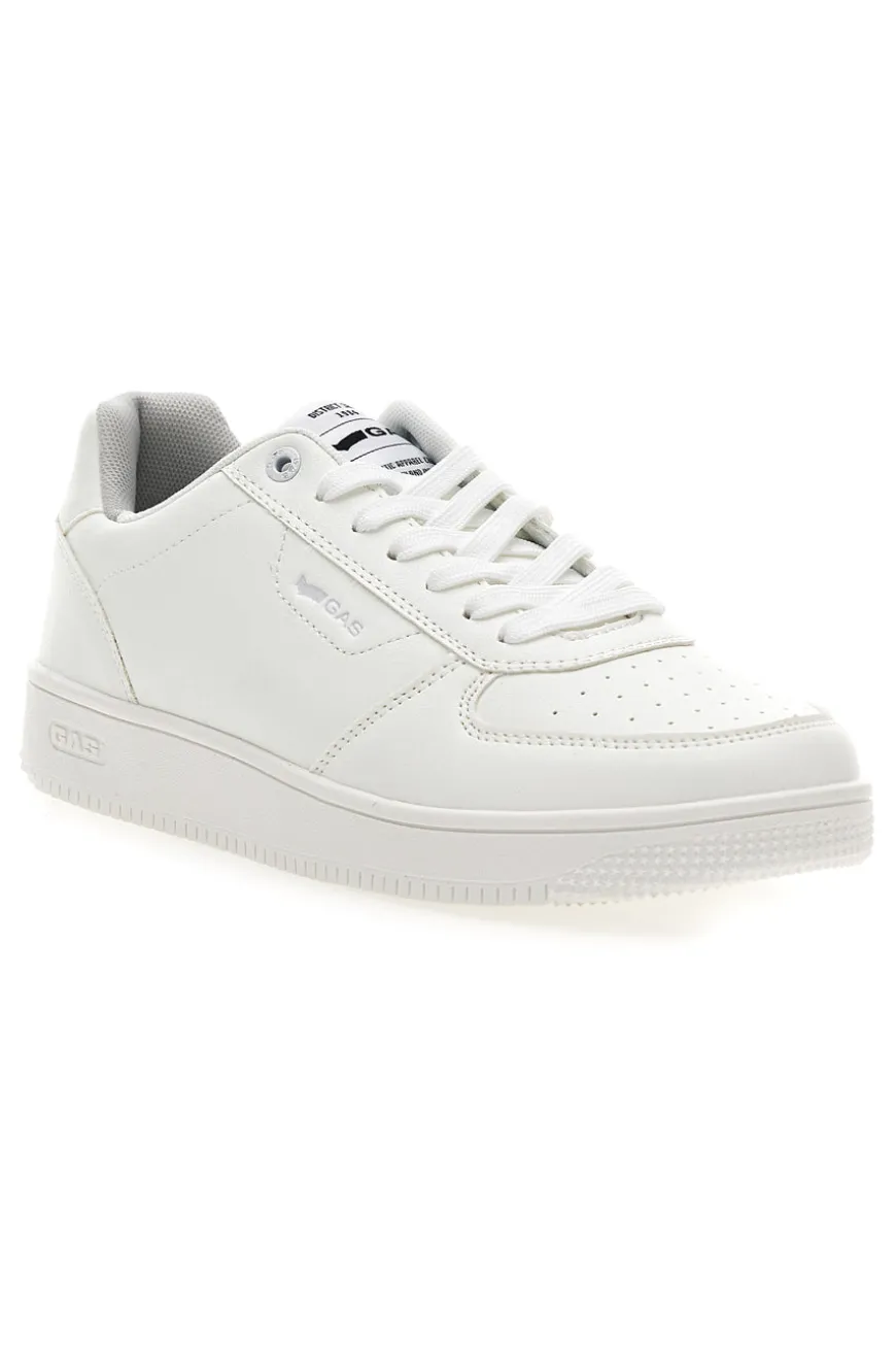 Sneakers bianche dallo stile essenziale Gas KEVIN LTX