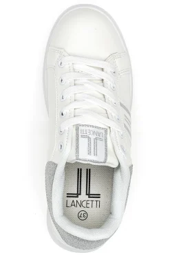 Sneakers Bianche e Argento Lancetti 27