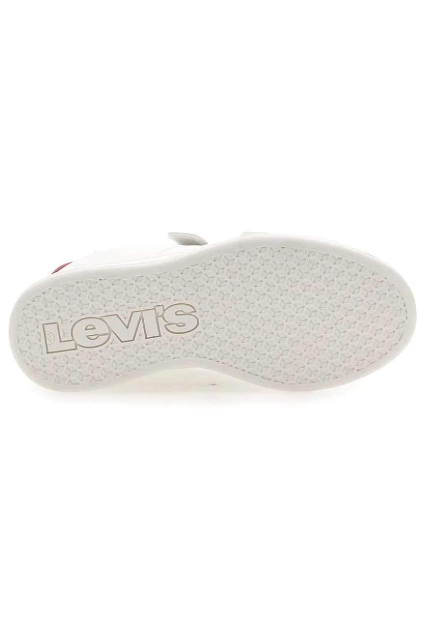 Sneakers Bianche e Blu con Velcro LEVI'S 0218