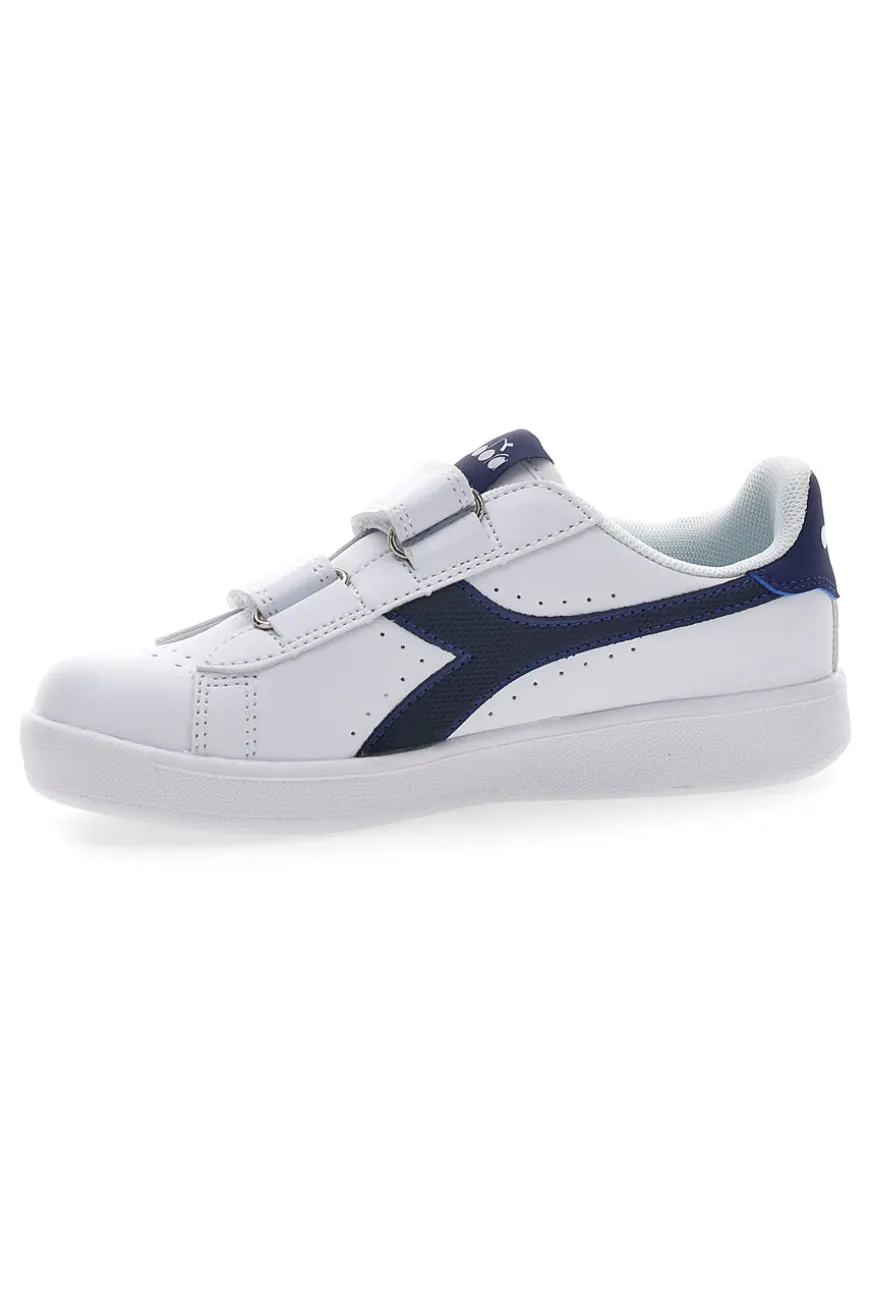 Sneakers Bianche e Blu con Velcro DIADORA GAME P CAMO PS