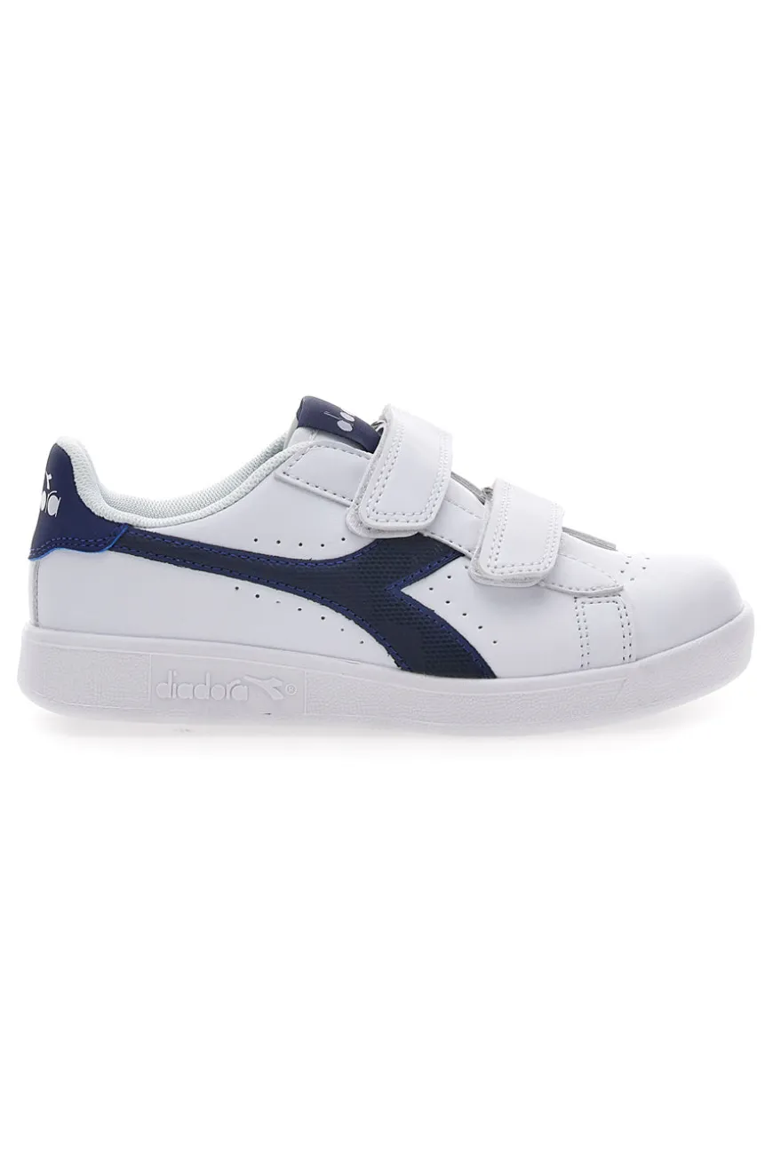 Sneakers Bianche e Blu con Velcro DIADORA GAME P CAMO PS