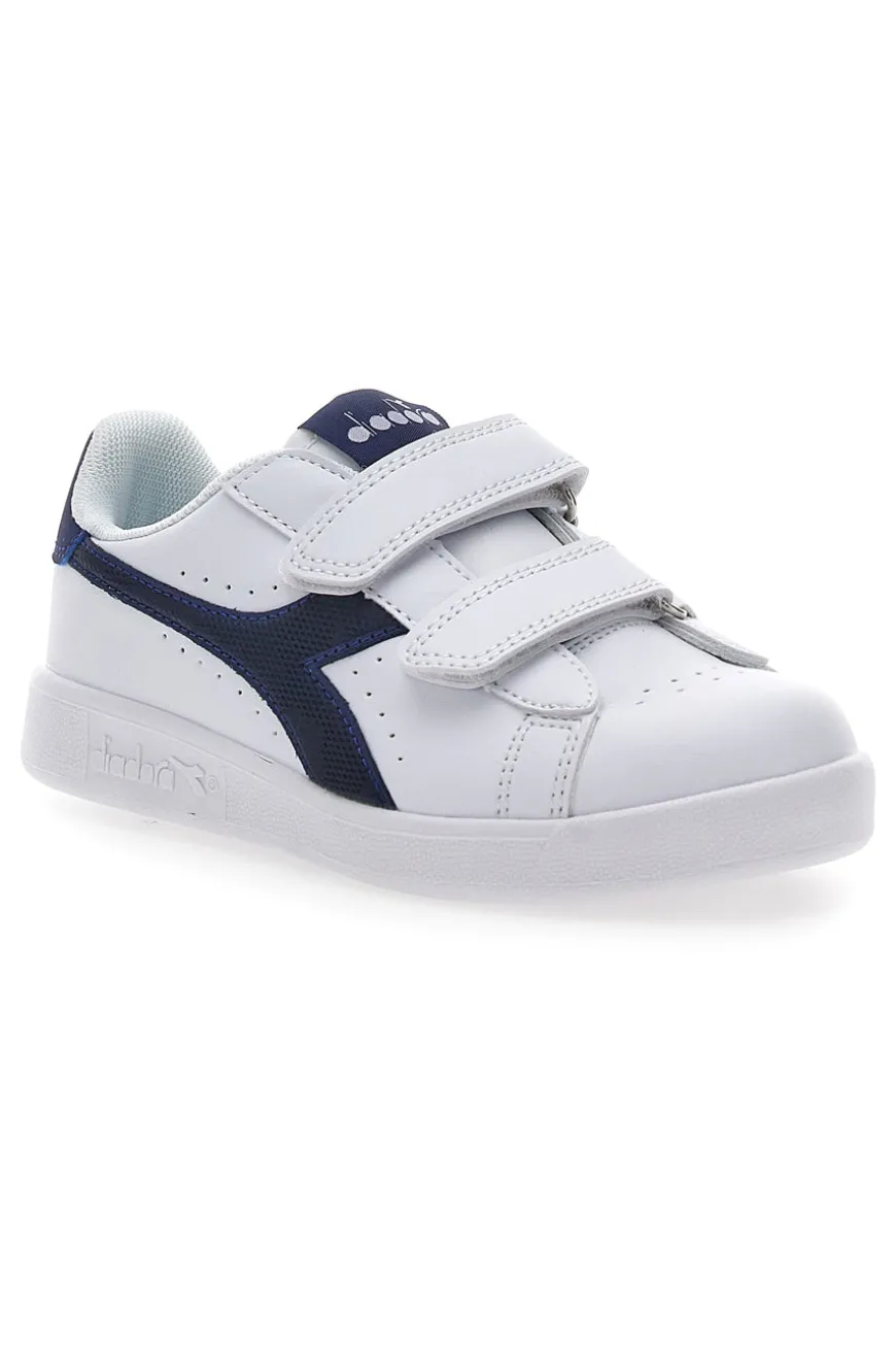 Sneakers Bianche e Blu con Velcro DIADORA GAME P CAMO PS