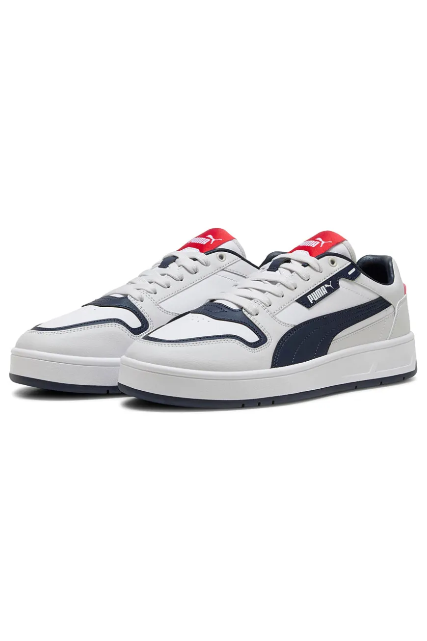 Sneakers Bianche e Blu Puma Court Classic Street