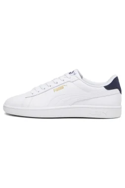 Sneakers Bianche e Blu Puma Smash 3 L