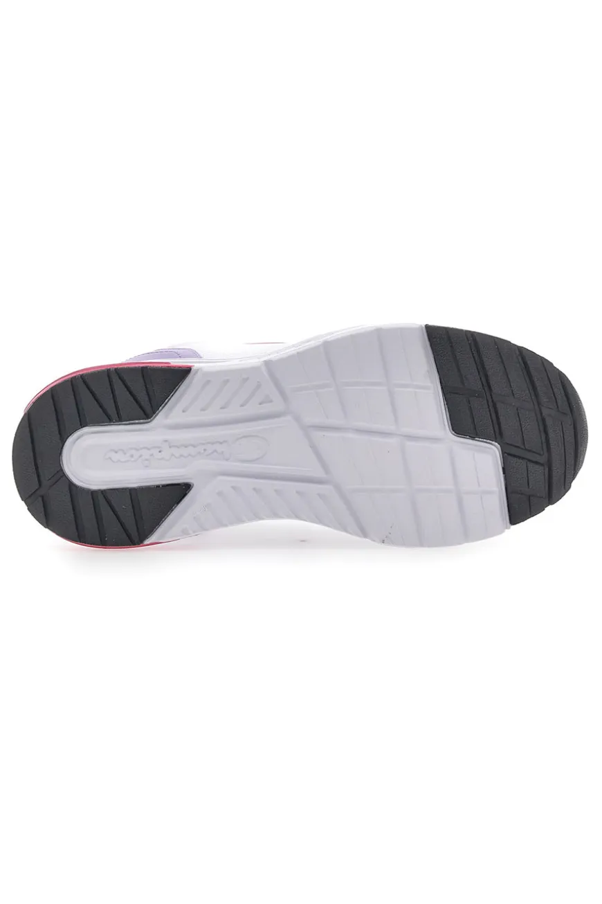 Sneakers Bianche e Fucsia Champion Ramp Up Pu G Gs
