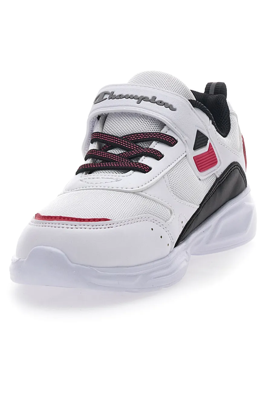 Sneakers Bianche e Fuxia Con Luci Champion Wave G PS