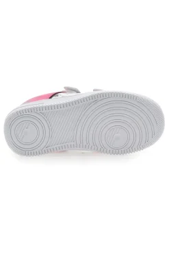 Sneakers Bianche e Fuxia Con Strappi Pitt Kids 201195