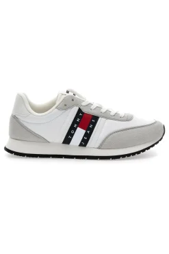 Sneakers bianche e grigie stile running con soletta estraibile Tommy jeans Tjm Class Runner