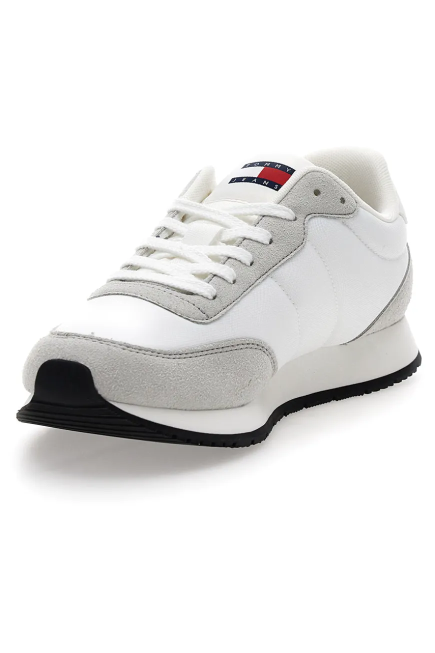 Sneakers bianche e grigie stile running con soletta estraibile Tommy jeans Tjm Class Runner