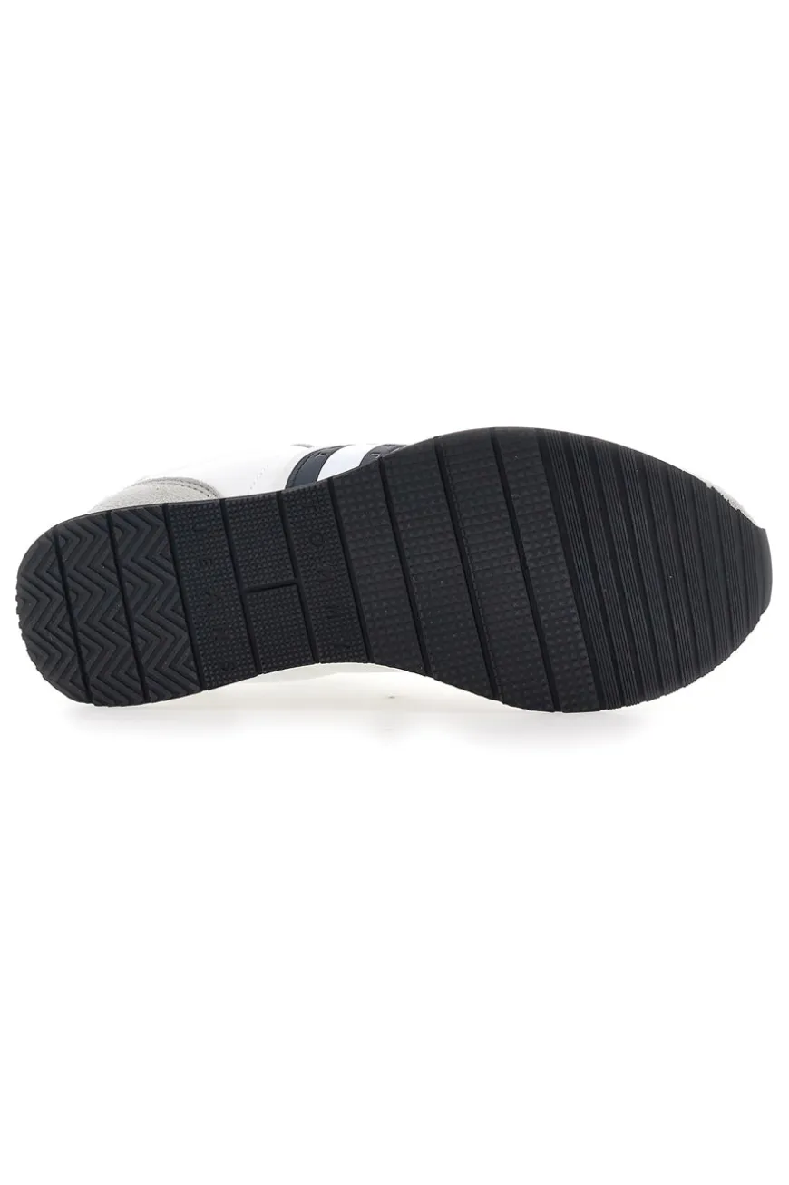 Sneakers bianche e grigie stile running con soletta estraibile Tommy jeans Tjm Class Runner