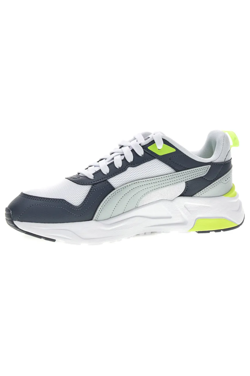 Sneakers bianche e grigio chiaro in mesh Puma Trinity 2 LT