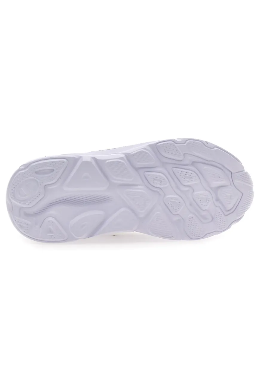 Sneakers bianche e lilla con suola sportiva Champion Hro J G Gs Low Cut