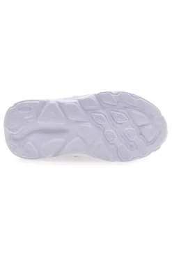 Sneakers bianche e lilla con strappo Champion HRO J GPS Low Cut