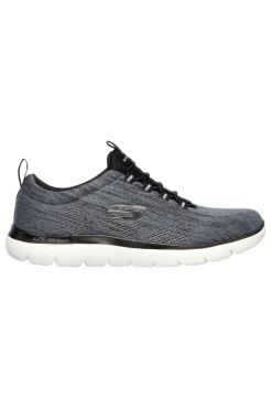Sneakers Bianche e Nere con Memory Foam Skechers Summits - Louvin