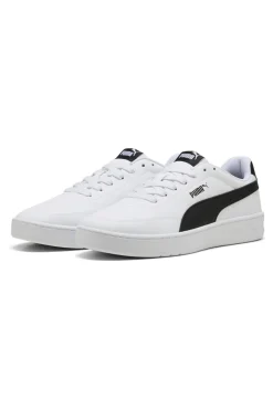 Sneakers Bianche e Nere Puma Court Classic Clean