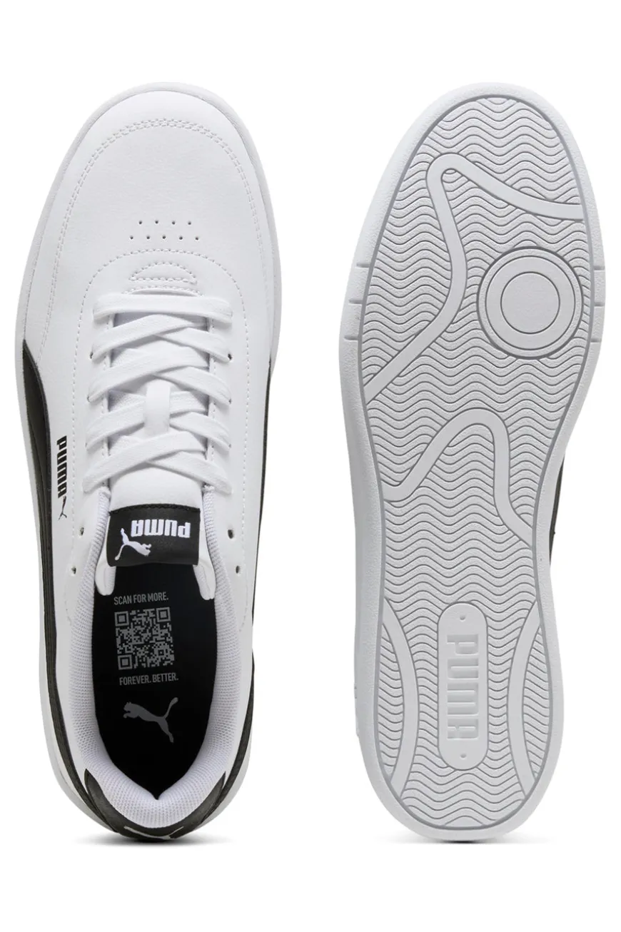 Sneakers Bianche e Nere Puma Court Classic Clean