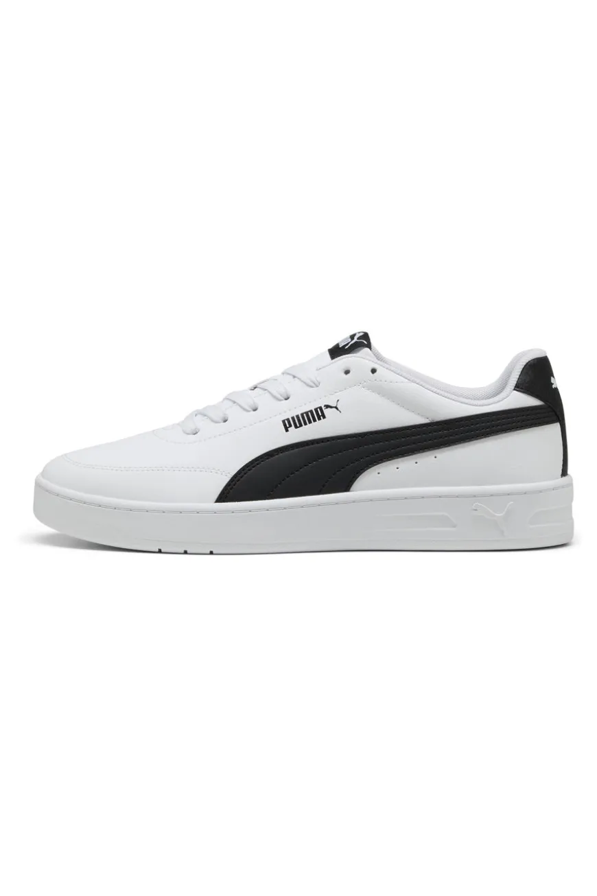 Sneakers Bianche e Nere Puma Court Classic Clean