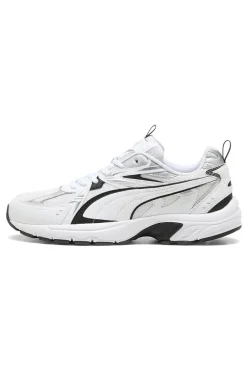 Sneakers bianche e nere stile running Puma Milenio tech