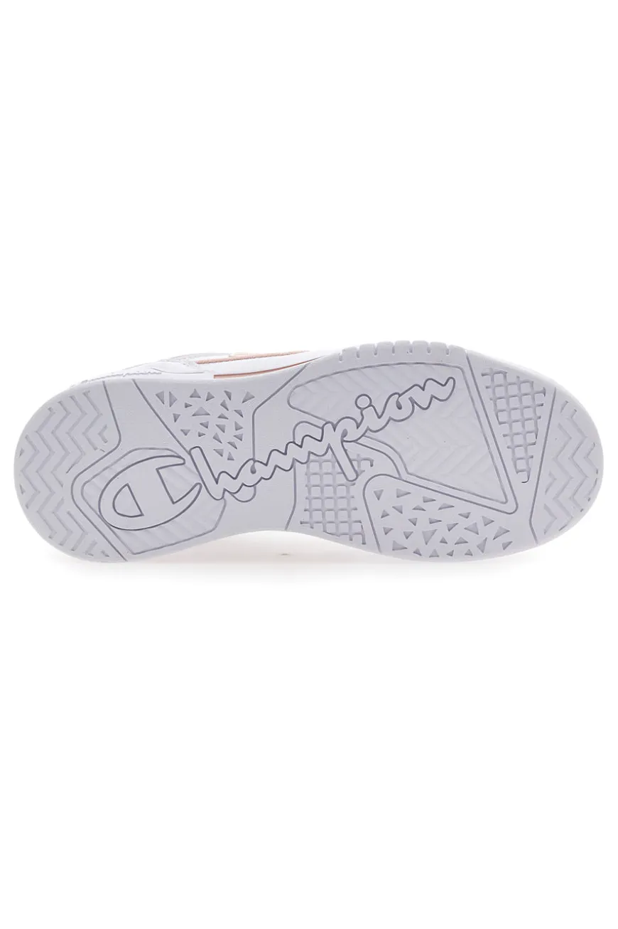 Sneakers Bianche e Rosa Champion 3 Point Low