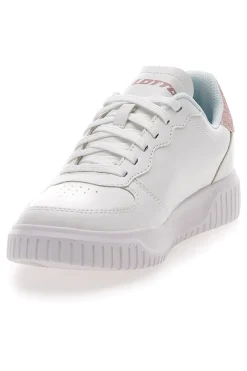 Sneakers Bianche e Rosa con Glitter Lotto Venus 1 AMF III GLI W