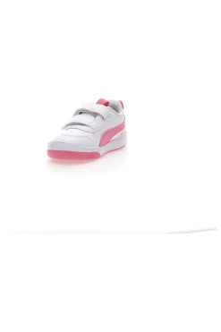 Sneakers Bianche e Rosa Con Strappi in Velcro Puma Multiflex Sl V Inf