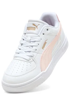 Sneakers bianche e rosa Puma Caven III Jr