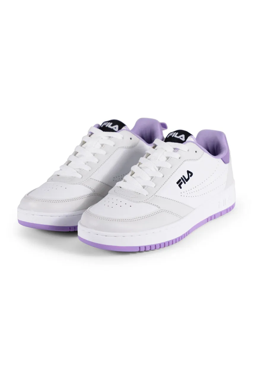 Sneakers Bianche e Suola Lilla Fila Raga Wmn