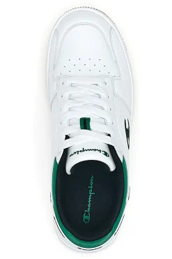 Sneakers Bianche e Verdi Con Logo Laterale Champion RD18 2 LOW