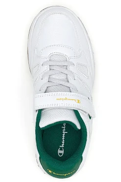 Sneakers Bianche e Verdi con Velcro CHAMPION CLY 87 B PS