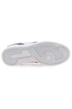 Sneakers Bianche e Viola con Logo Rosa DIADORA RAPTOR LOW SPOTTED GS