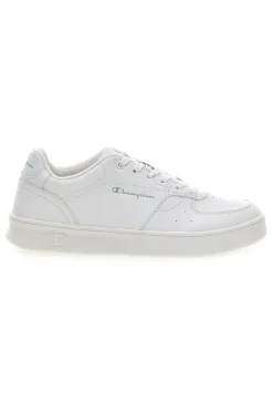 Sneakers bianche in materie sintetiche stile basket Champion Newman