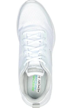 Sneakers bianche in mesh con Air Cooled Memory Foam Skechers Dyna-Air Pelland
