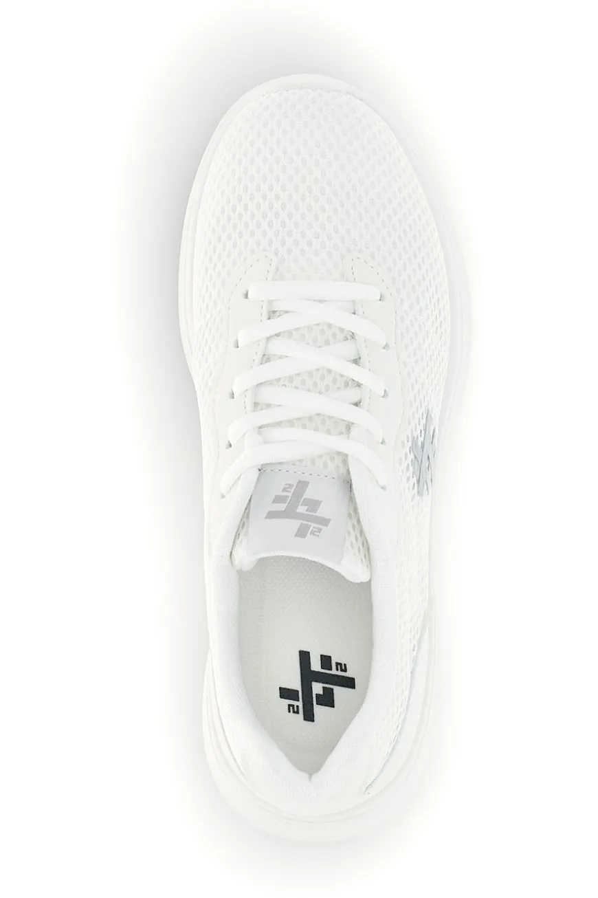 Sneakers bianche in mesh 2t2l 155BK070903
