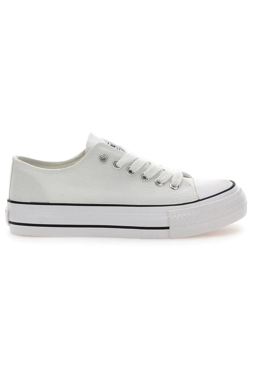 Sneakers Bianche In Tela da Donna Everlast 2137