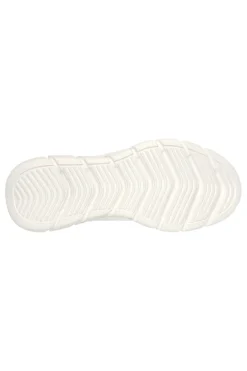 Sneakers bianche knit ammortizzate Skechers Bobs B Flex Chill Edge
