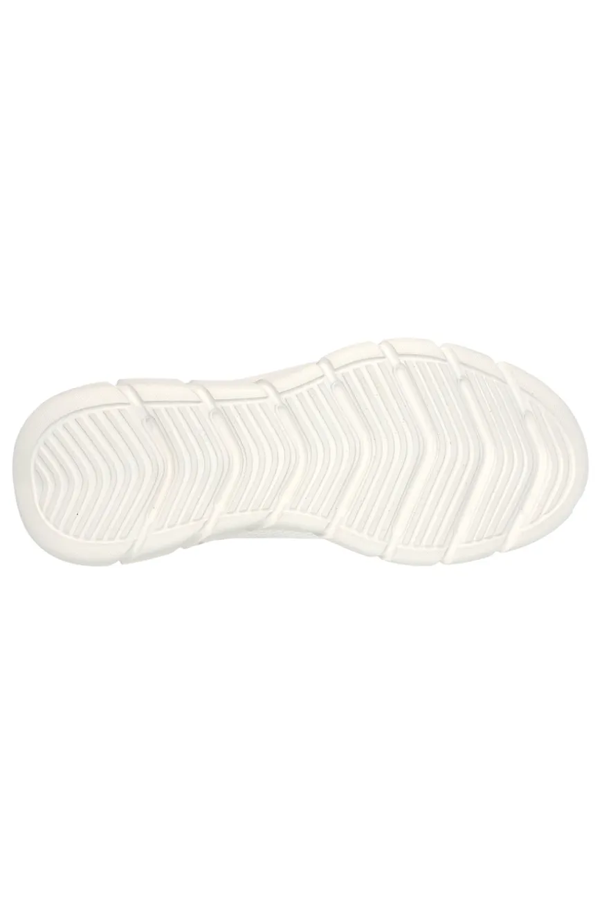 Sneakers bianche knit ammortizzate Skechers Bobs B Flex Chill Edge