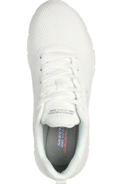 Sneakers bianche knit ammortizzate Skechers Bobs B Flex Chill Edge