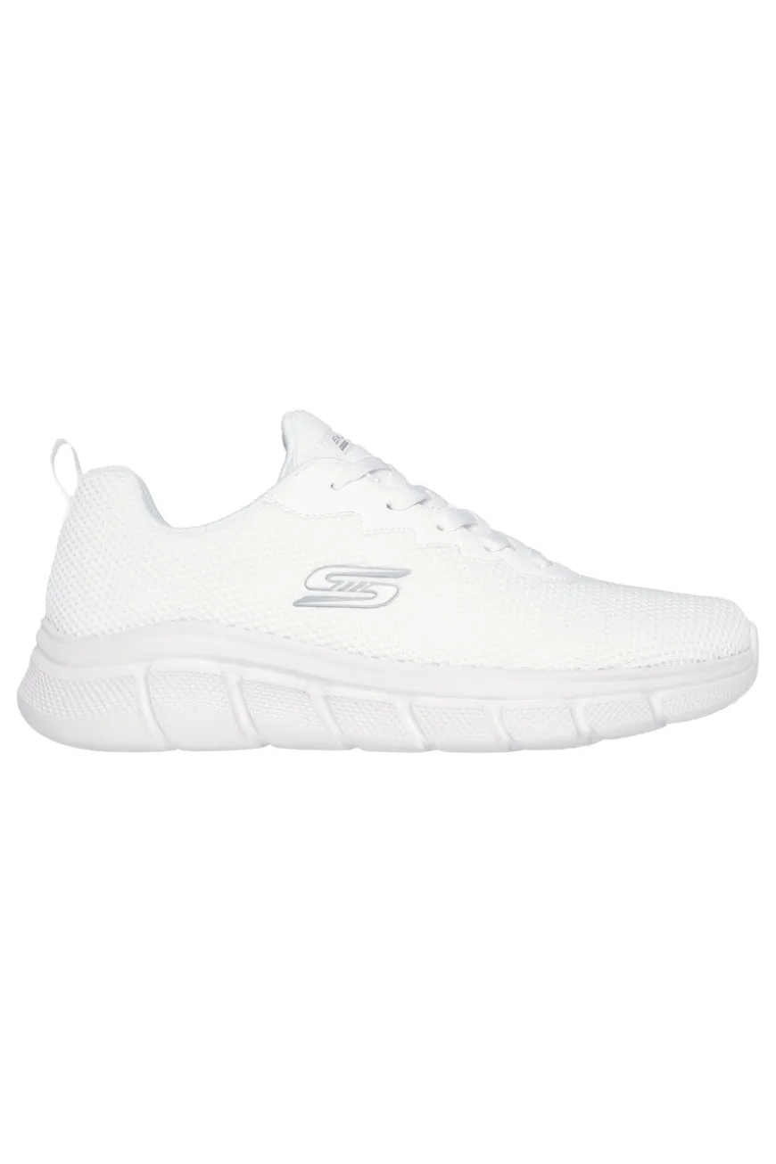Sneakers bianche knit ammortizzate Skechers Bobs B Flex Chill Edge
