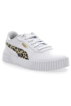 Sneakers Bianche Leopardate Puma Carina 2.0 Animal Update