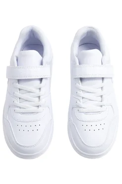 Sneakers bianche low cut con strappo Champion RD18 LOW B PS