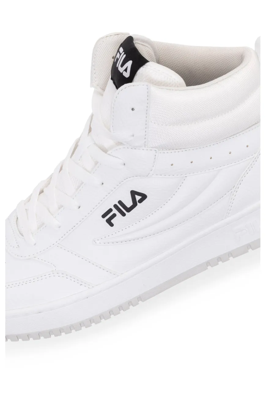 Sneakers Bianche Mid-Cut con Tomaia Traforata FILA REGA NF MID