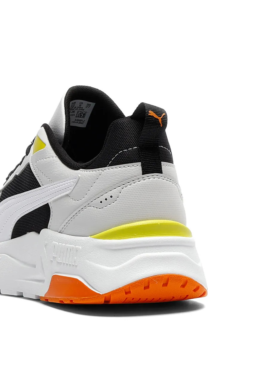 Sneakers bianche nere e arancioni in mesh Puma Trinity 2 LT