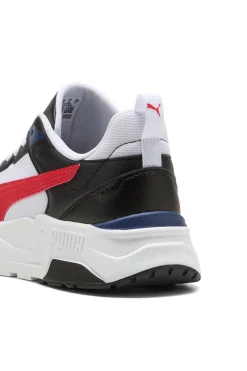 Sneakers bianche nere e rosse in mesh Puma Trinity 2 LT