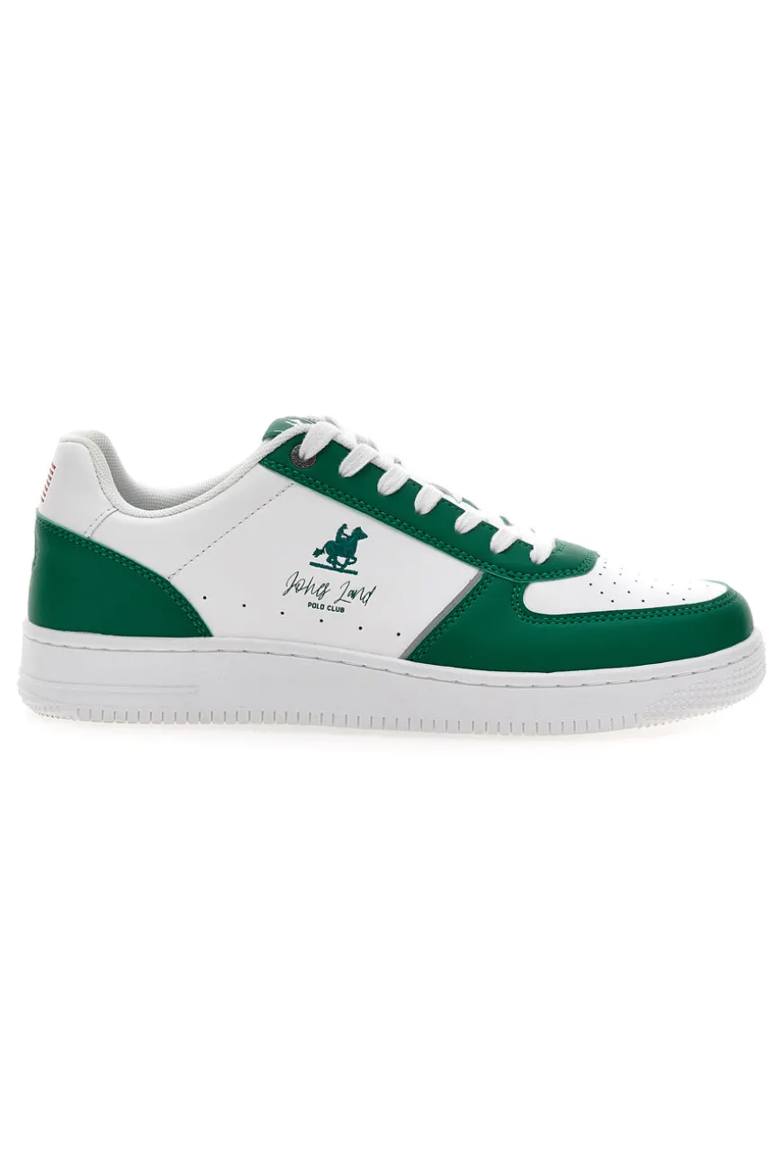 Sneakers Bianche/Verdi da Uomo U.S. Grand Polo 41471