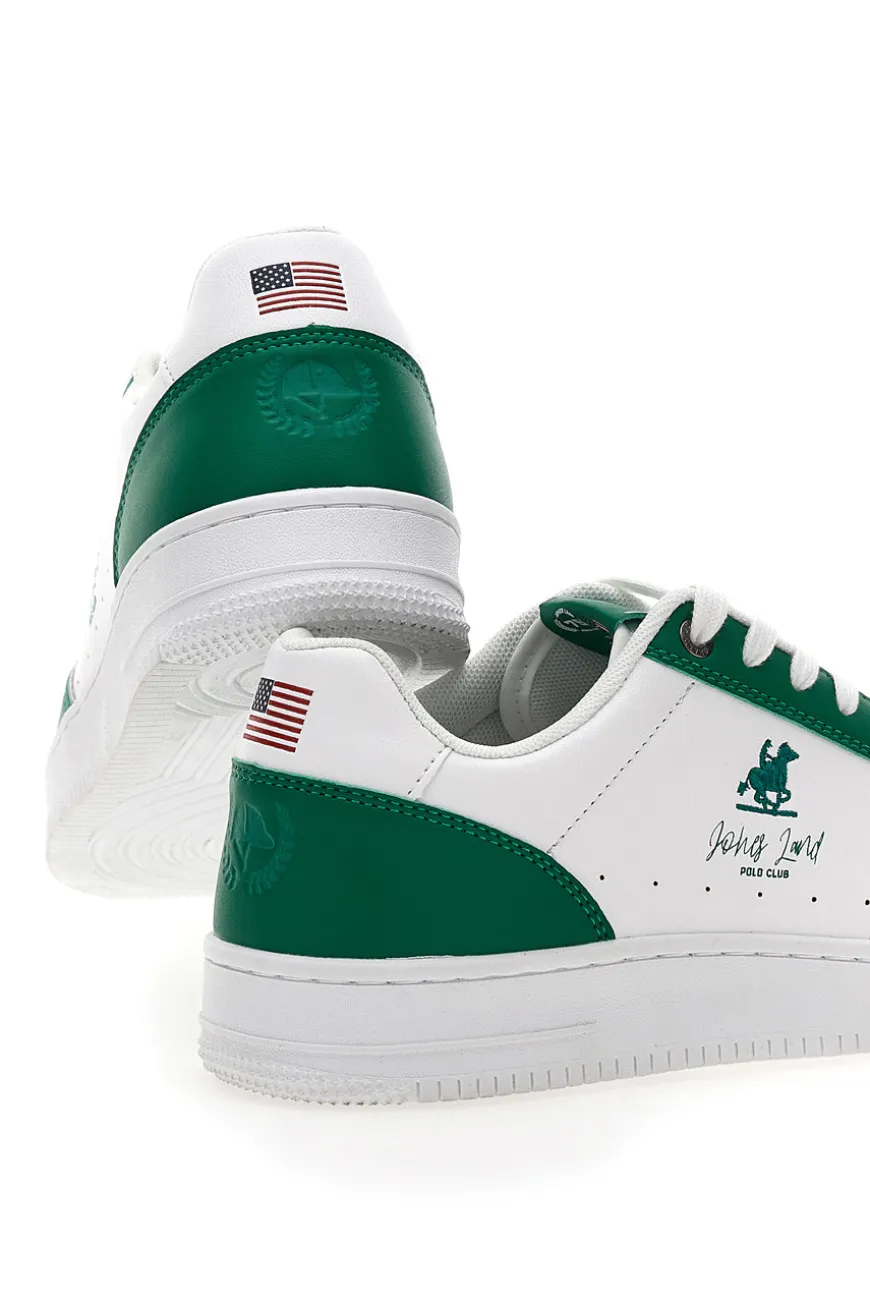 Sneakers Bianche/Verdi da Uomo U.S. Grand Polo 41471