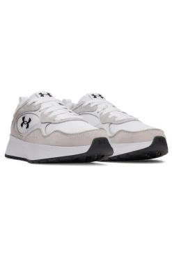 Sneakers bianco e grigio chiaro con dettagli a contrasto Under armour Mirage Sport